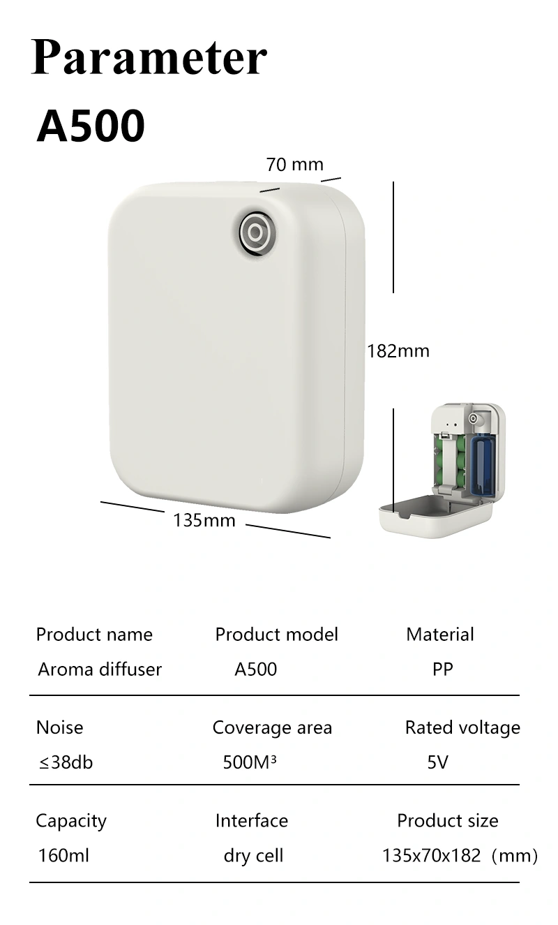 Wall-Mounted Scent Diffuser A1000 product image - WD Aroma wholesale