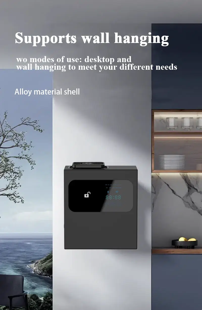 Wall mounted, HVAC enabled scent diffusers