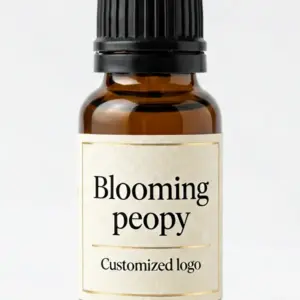 Aceite esencial con aroma a peonía en flor
