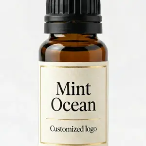 Aceite esencial con aroma a menta y océano