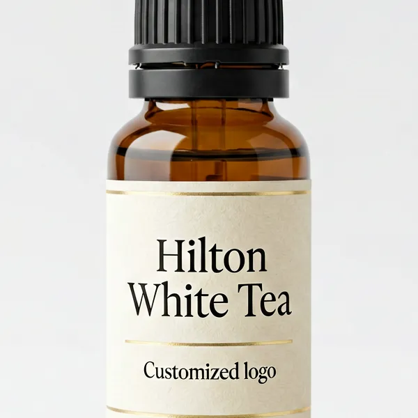 Wholesale Hilton White Tea Fragrance Oil Amber Glass Bottle Custom Logo - WD Aroma