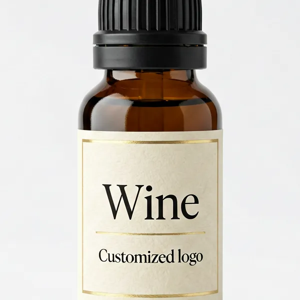 Wholesale Wine Fragrance Oil Amber Glass Bottle Custom Logo - WD Aroma