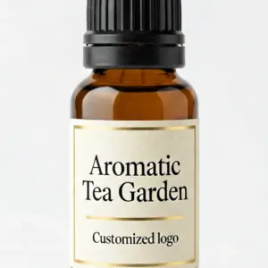Aceite aromático para jardín de té al por mayor en botella de vidrio ámbar con logotipo personalizado - WD Aroma