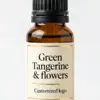 Wholesale Green Tangerine & flowers Fragrance Oil Amber Glass Bottle Custom Logo - WD Aroma