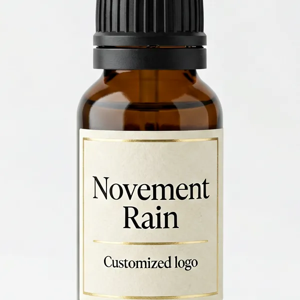 Wholesale Novement Rain Fragrance Oil Amber Glass Bottle Custom Logo - WD Aroma