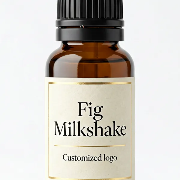 Wholesale Fig Milkshake Fragrance Oil Amber Glass Bottle Custom Logo - WD Aroma