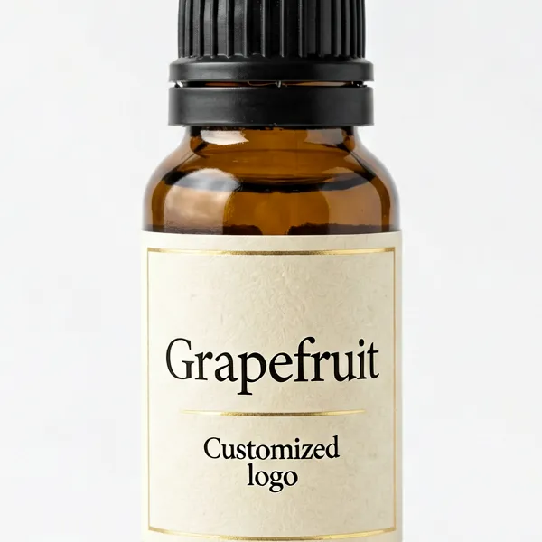 Wholesale Grapefruit Fragrance Oil Amber Glass Bottle Custom Logo - WD Aroma