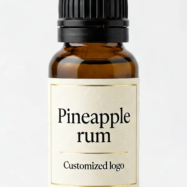 Wholesale Pineapple rum Fragrance Oil Amber Glass Bottle Custom Logo - WD Aroma