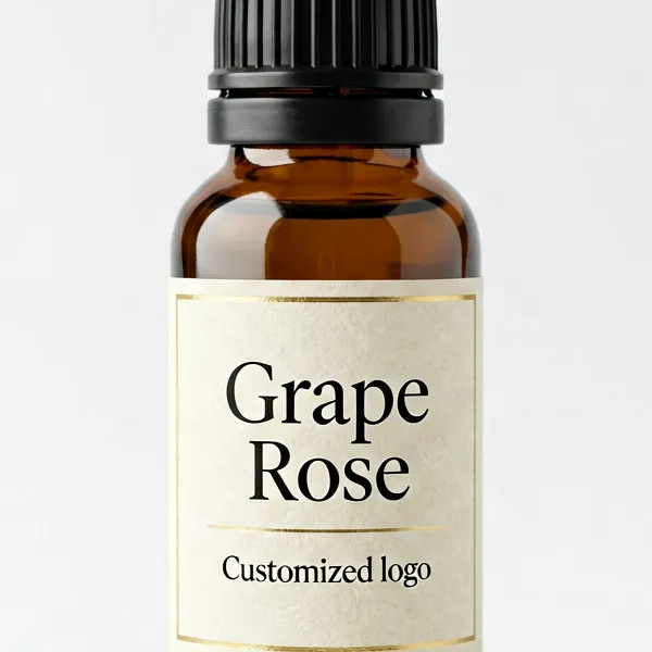 Wholesale Grape Rose Fragrance Oil Amber Glass Bottle Custom Logo - WD Aroma