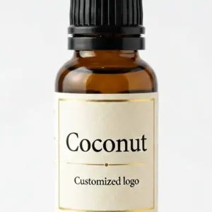 Aceite de fragancia de coco al por mayor en botella de vidrio ámbar con logotipo personalizado - WD Aroma