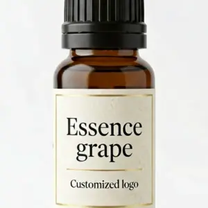 Aceite de fragancia de uva «Essence» al por mayor en botella de vidrio ámbar con logotipo personalizado - WD Aroma
