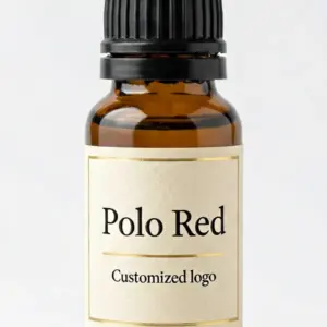 Aceite de fragancia Polo Red al por mayor en botella de vidrio ámbar con logotipo personalizado - WD Aroma