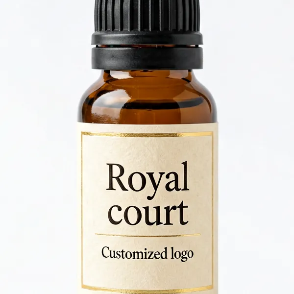 Wholesale Royal court Fragrance Oil Amber Glass Bottle Custom Logo - WD Aroma
