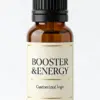 Wholesale BOOSTER&ENERGY Fragrance Oil Amber Glass Bottle Custom Logo - WD Aroma