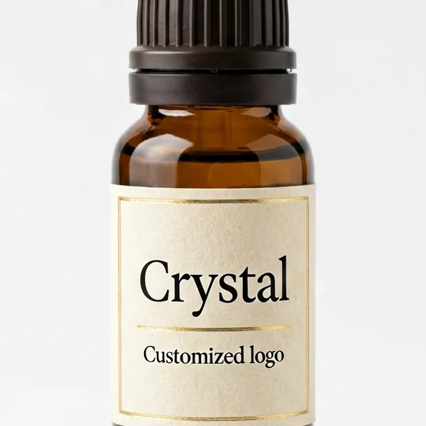 Wholesale Crystal Fragrance Oil Amber Glass Bottle Custom Logo - WD Aroma