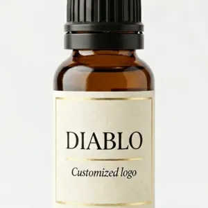 Aceite de fragancia DIABLO al por mayor en botella de vidrio ámbar con logotipo personalizado - WD Aroma