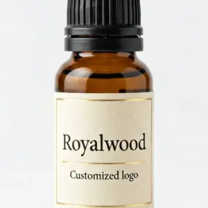 Venta al por mayor de aceite de fragancia Royalwood en botella de vidrio ámbar con logotipo personalizado - WD Aroma