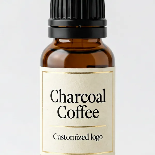 Wholesale Charcoal Coffee Fragrance Oil Amber Glass Bottle Custom Logo - WD Aroma