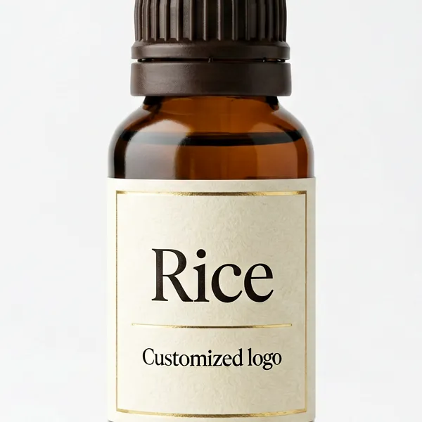 Wholesale Rice Fragrance Oil Amber Glass Bottle Custom Logo - WD Aroma