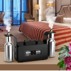 M6000 HVAC scent machine showing dual control panels and black metal body | WD Aroma Wholesale