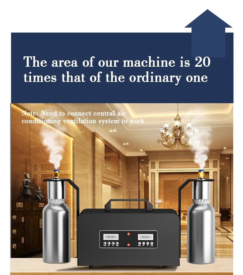 M6000 scent diffuser connecting to central air ventilation system | WD Aroma Wholesale