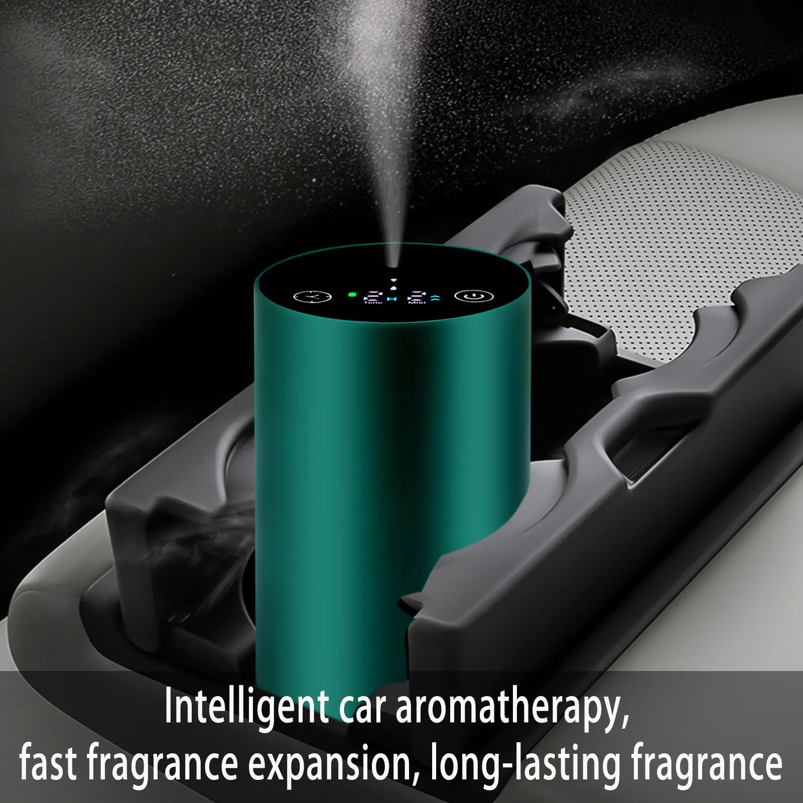 Difusor sin agua de aleación 2410 con pantalla LCD - sensor de corte por inclinación - peso neto 420 g / 0,93 lb