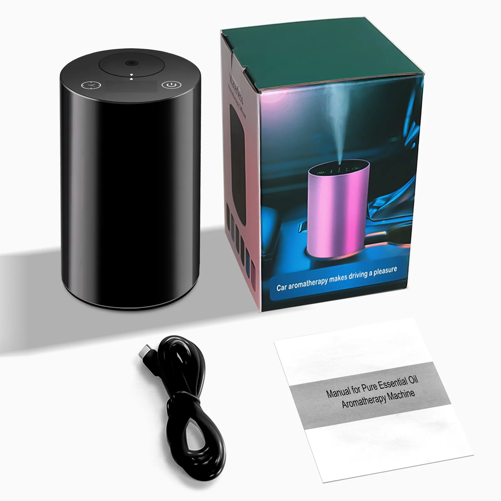 WD Aroma 2410 PP plastic waterless diffuser car aromatherapy cover