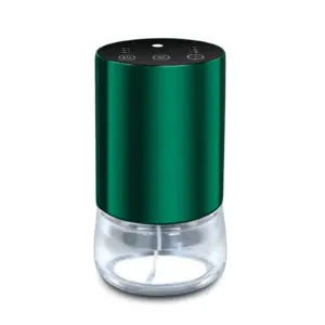 2430 glass and alloy waterless diffuser - seven-colour light cycle - 1-3 micron dry mist, no water and no heat