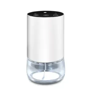2430 glass and alloy waterless diffuser - glass reservoir visible through the body