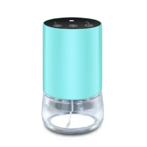 2430 glass and alloy waterless diffuser - three-level nano atomiser - 75 x 75 x 127 mm / 2.95 x 2.95 x 5.00 in