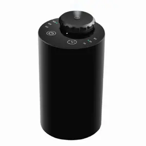 Black 2441 portable waterless essential oil diffuser with optional high head A, wholesale supplier view