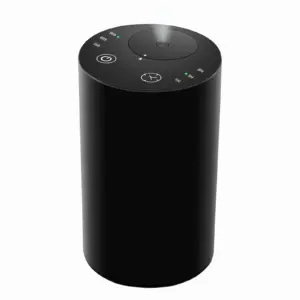 Black 2441 rechargeable portable waterless essential oil diffuser for wholesale custom logo orders