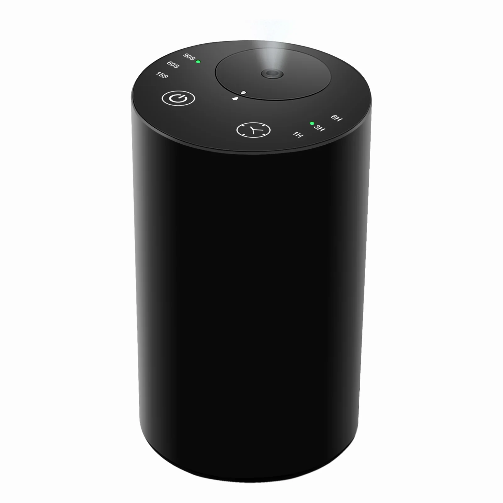 Black 2441 rechargeable portable waterless essential oil diffuser for wholesale custom logo orders
