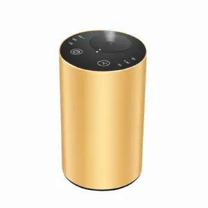 Gold 2441 rechargeable portable waterless essential oil diffuser shell, wholesale OEM custom logo