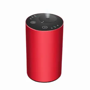 Red 2441 rechargeable portable waterless essential oil diffuser shell, wholesale OEM custom logo