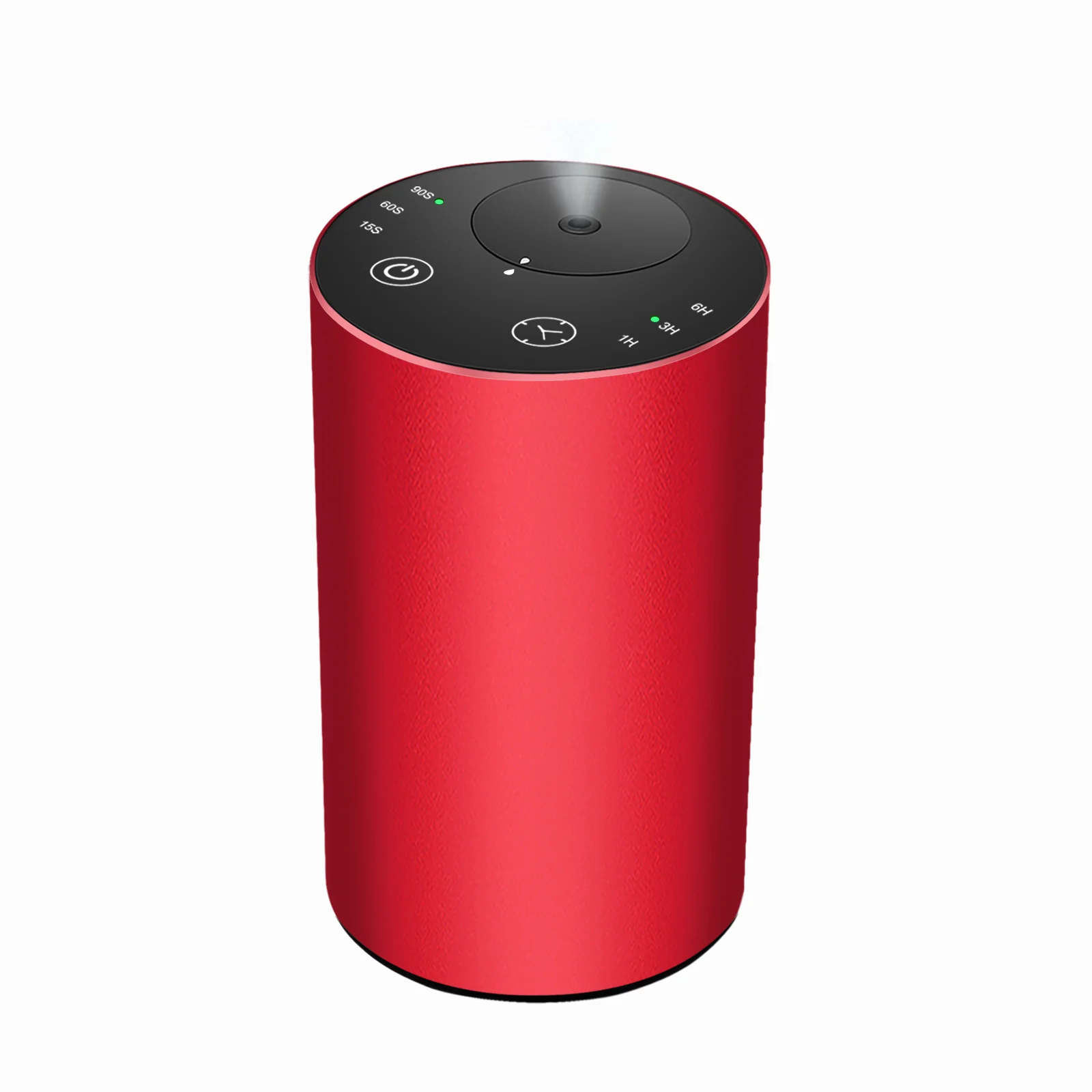 Red 2441 rechargeable portable waterless essential oil diffuser shell, wholesale OEM custom logo