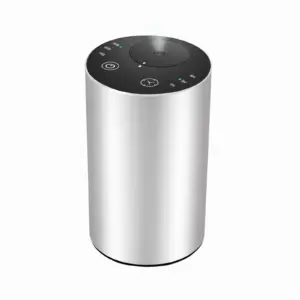 Silver 2441 rechargeable portable waterless essential oil diffuser shell, wholesale OEM custom logo