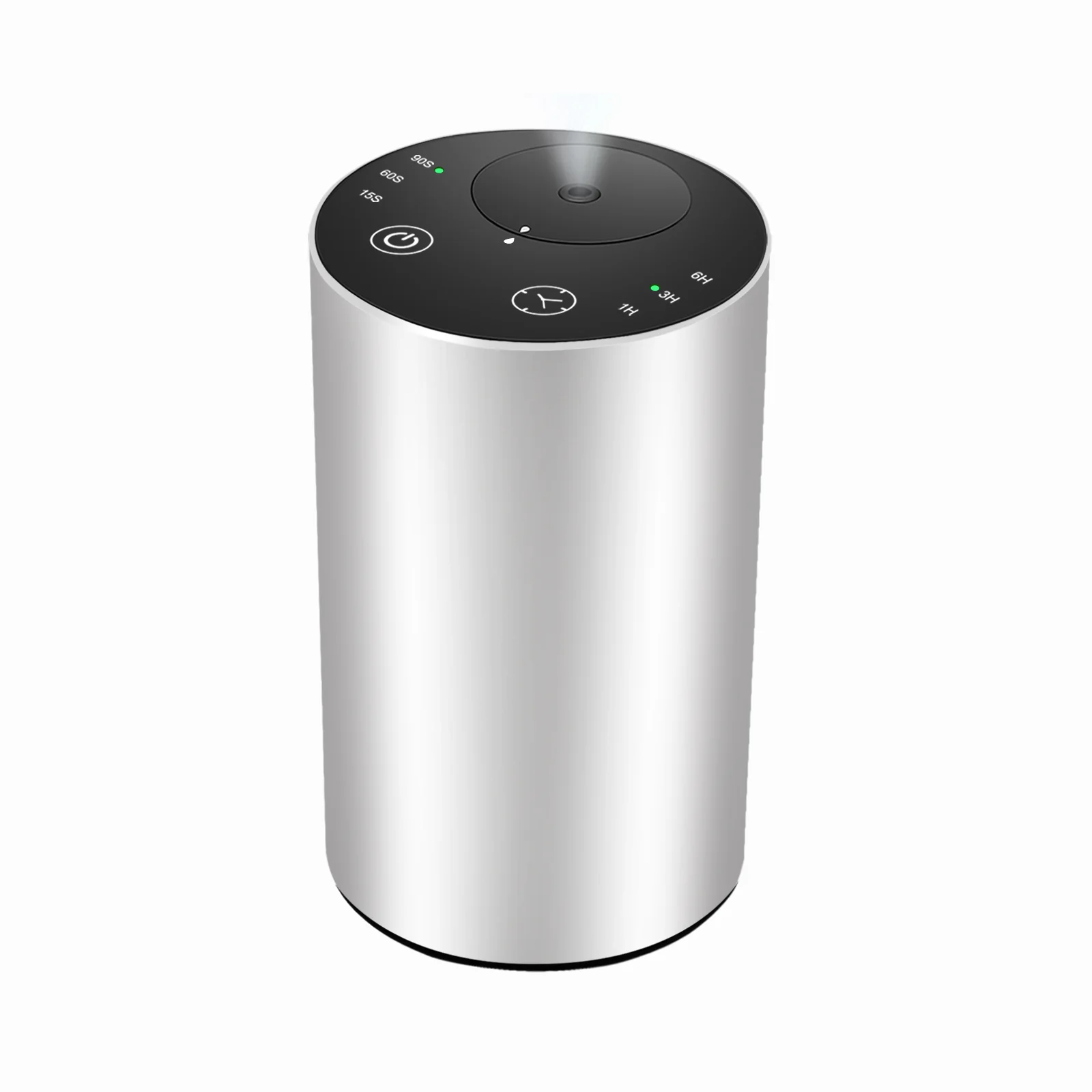 Silver 2441 rechargeable portable waterless essential oil diffuser shell, wholesale OEM custom logo