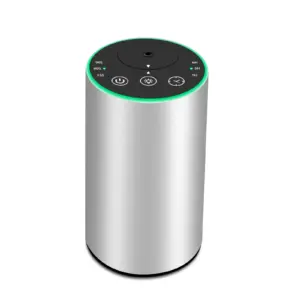 Silver 2451 rechargeable portable waterless essential oil diffuser, custom logo wholesale supplier