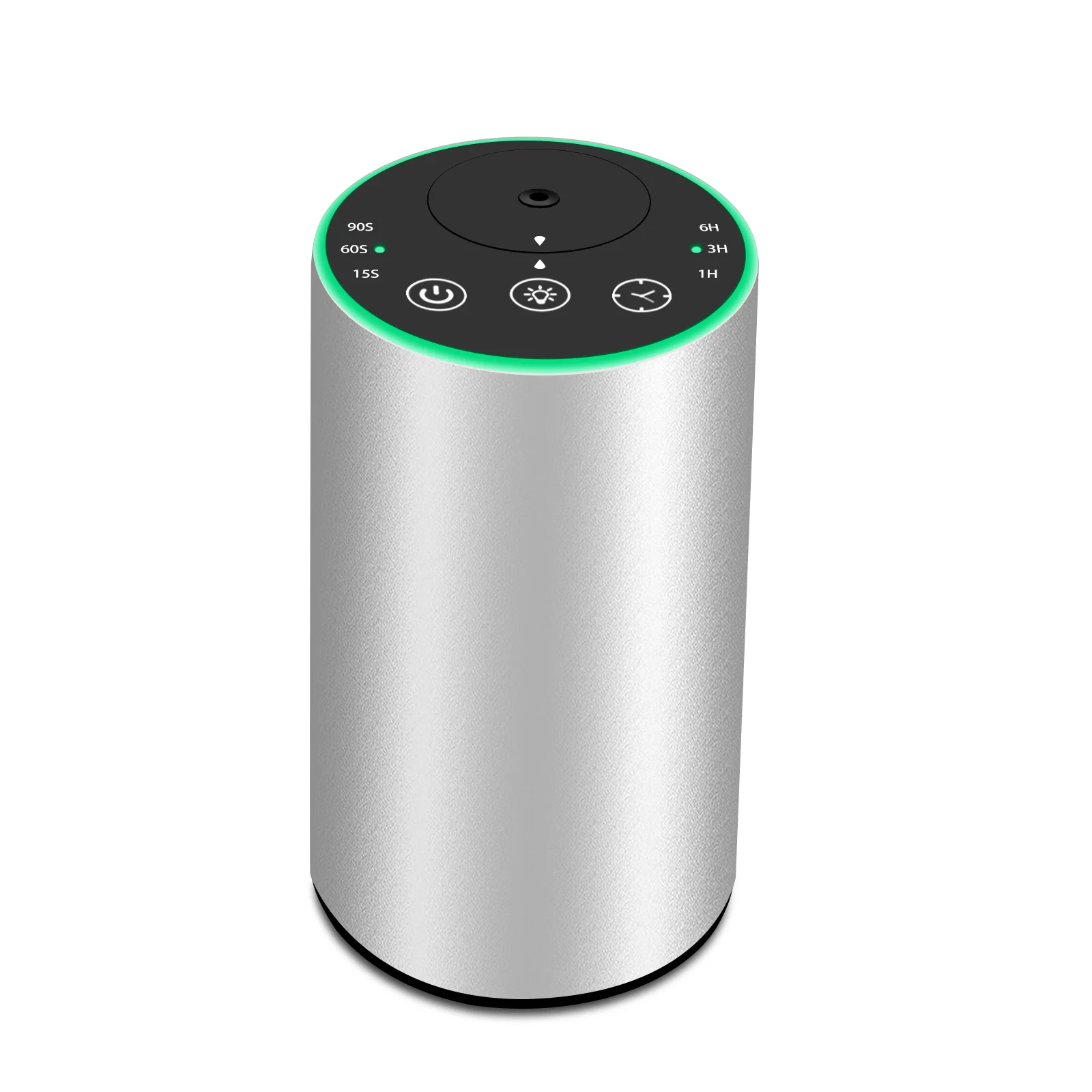 Silver 2451 rechargeable portable waterless essential oil diffuser, custom logo wholesale supplier