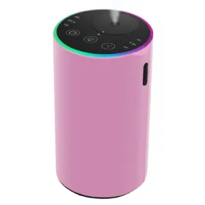 2453 RGB waterless diffuser pink aluminium alloy shell - WD Aroma wholesale China