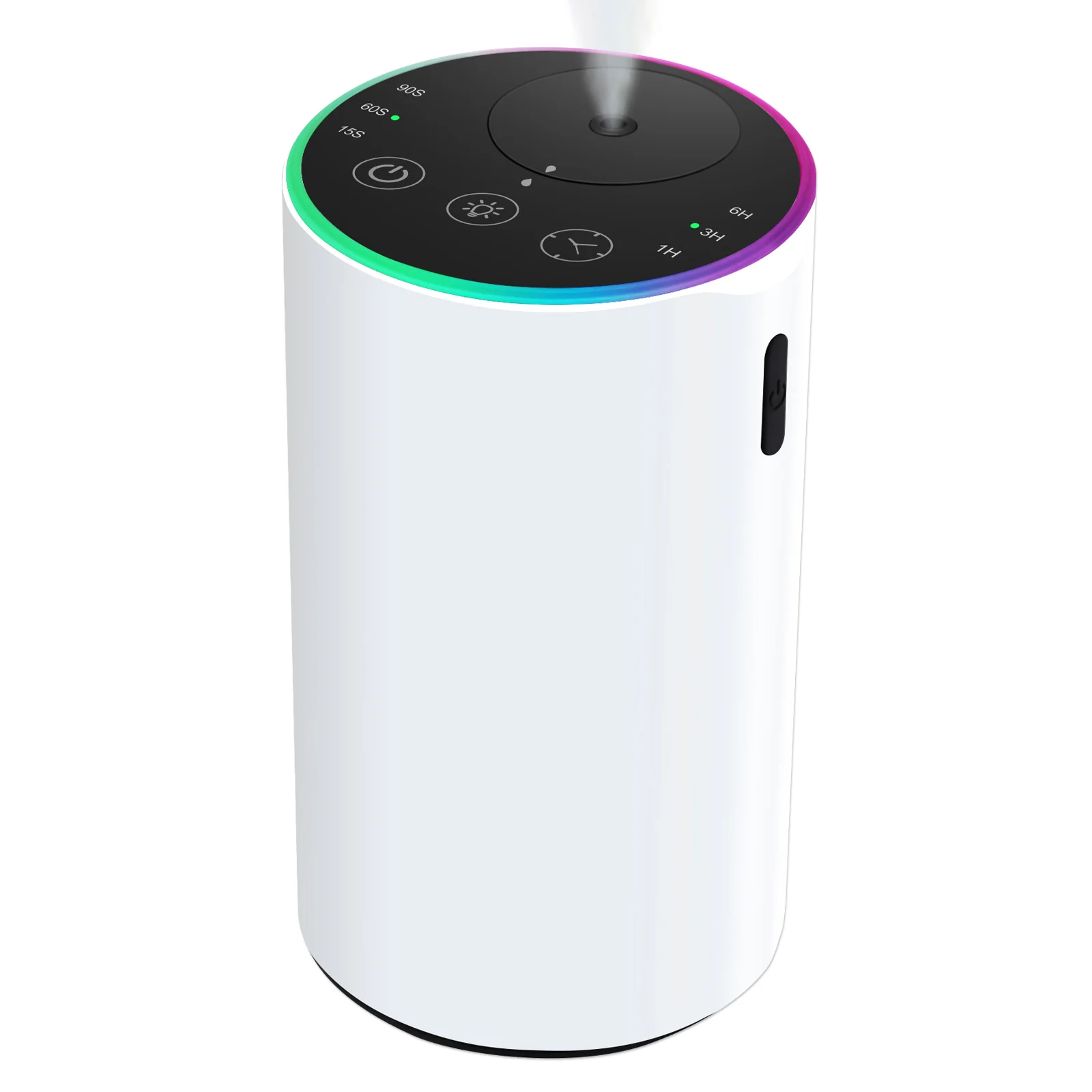 Difusor sin agua 2453 RGB con carcasa de aleación de aluminio blanco - WD Aroma, venta al por mayor en China