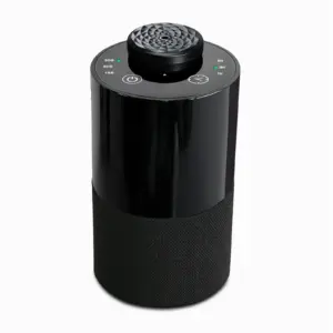 2471 fabric-wrapped waterless diffuser with high head B, angled studio view showing fabric weave