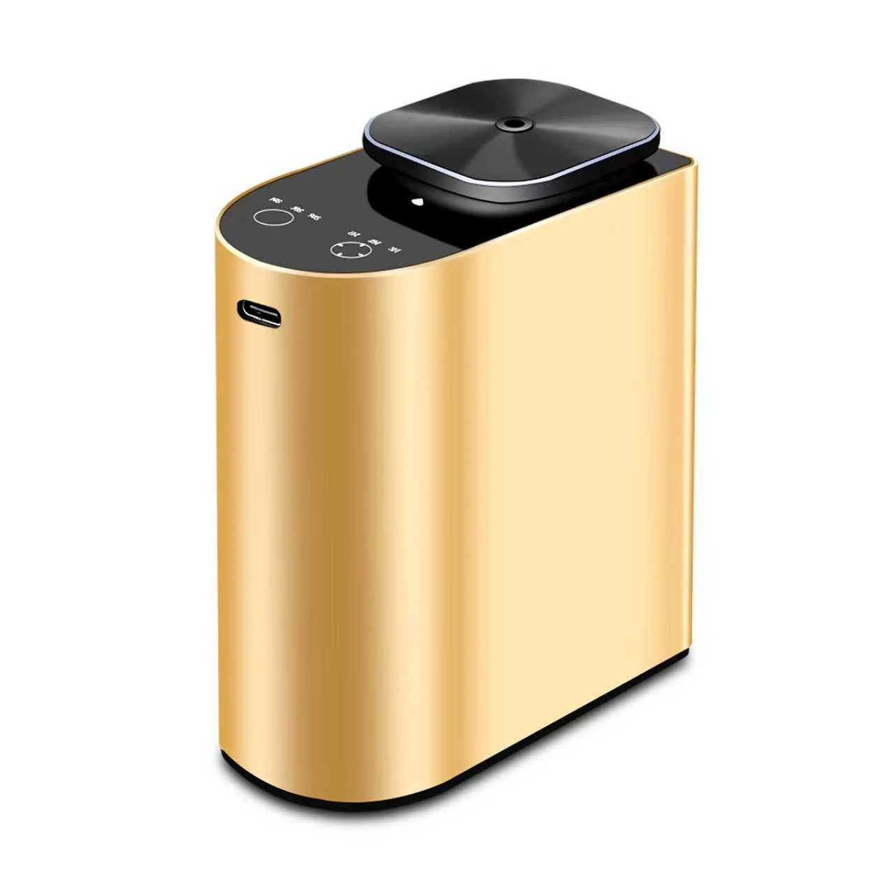 Gold 2530 aluminum scent atomizer with touch control and 1, 2, 3, 8 hour timer