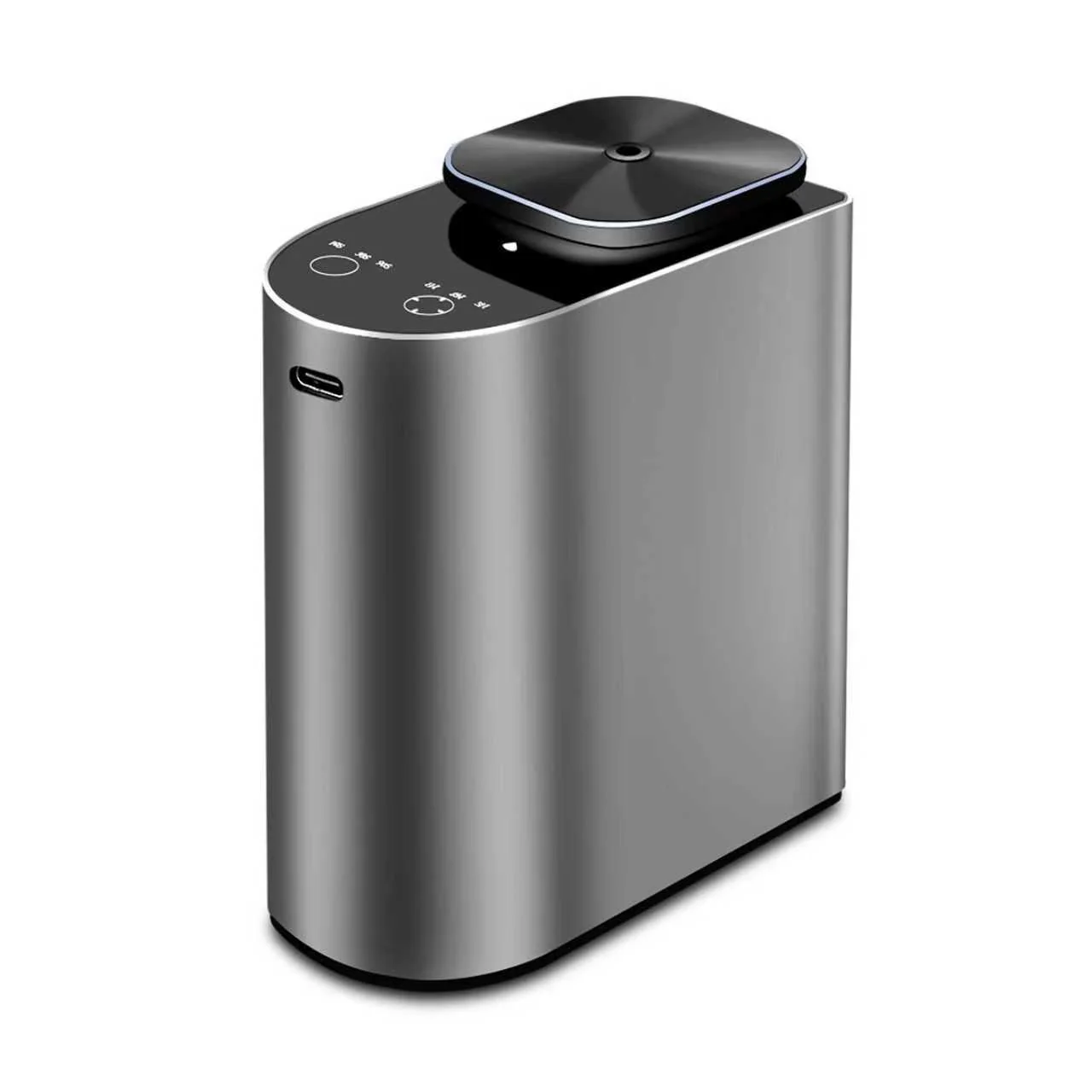 Grey 2530 waterless nebulizing scent diffuser, anodized aluminum frame, 4000 mAh battery