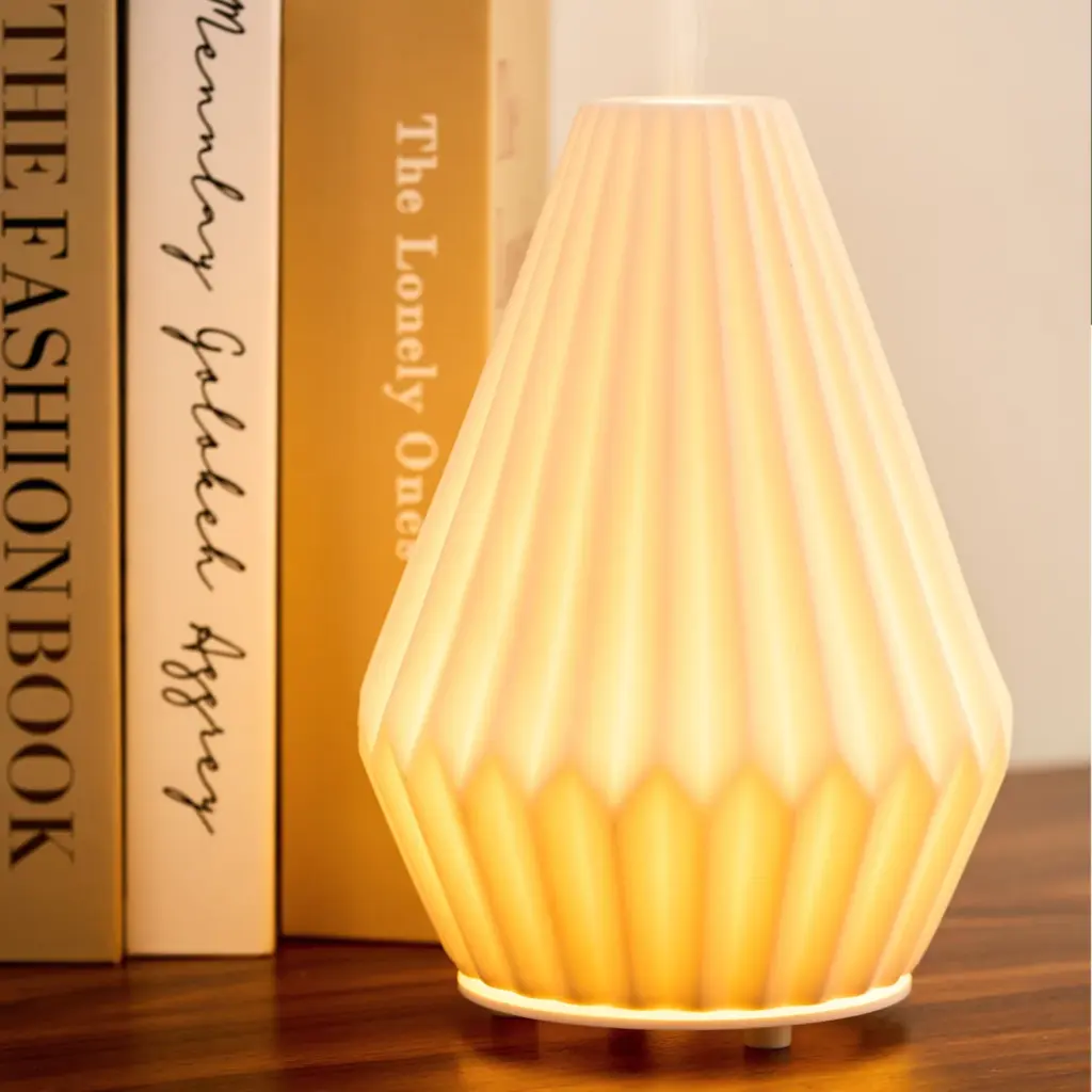 Custom ceramic and glass waterless diffusers